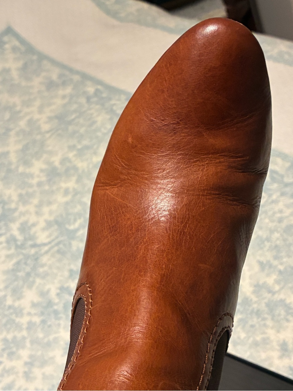 Frye Brown Leather Chelsea Ankle Boots | Size 9 | Classic Heeled Booties - Picture 12 of 16